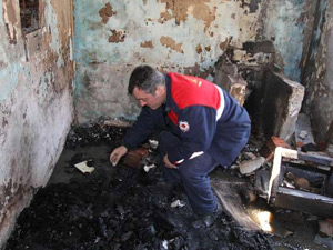 Ev kül oldu Kur’an yanmadı!