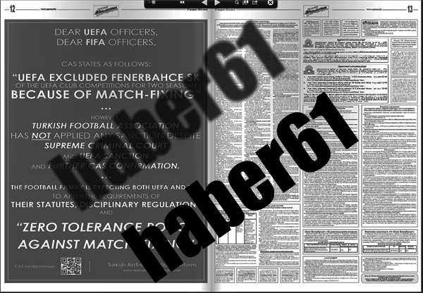 Dünya duysun sizi şikeciler!