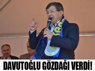 Bakan Davutoğlu gözdağı verdi !