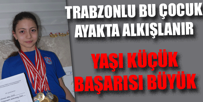 Kendi küçük başarısı büyük!