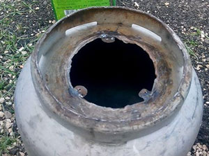 Mutfak tüpünden bakın ne çıktı!