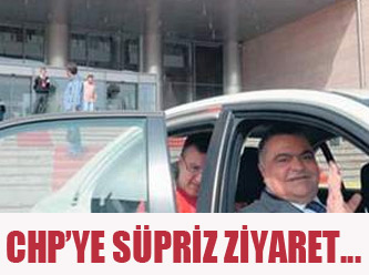 CHP'ye süpriz ziyaret...