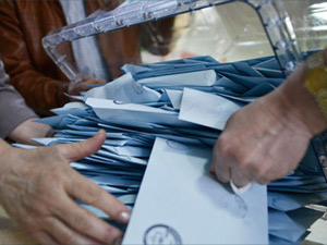 Burada da seçim iptal...