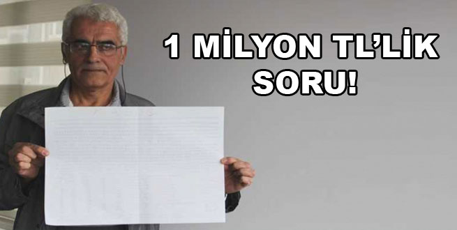 1 Milyon TL'lik soru!
