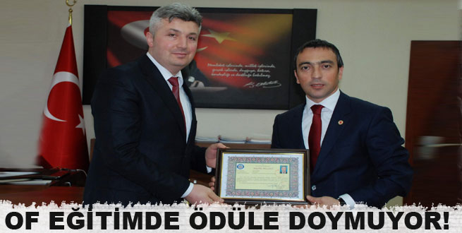 Of eğitimde ödüle doymuyor!