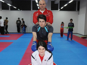 Samsun'da aile boyu kick boks...