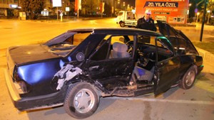 Samsun'un İlkadım ilçesinde trafik kazası meydana geldi.