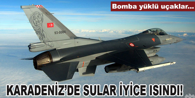 Karadeniz'de sıcak saatler...