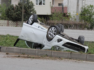 Karşısına köpek çıkınca bakın ne yaptı!