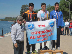 Kano yarışlarına Rize damgası