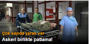 Askeri birlikte patlama: 17 yaralı