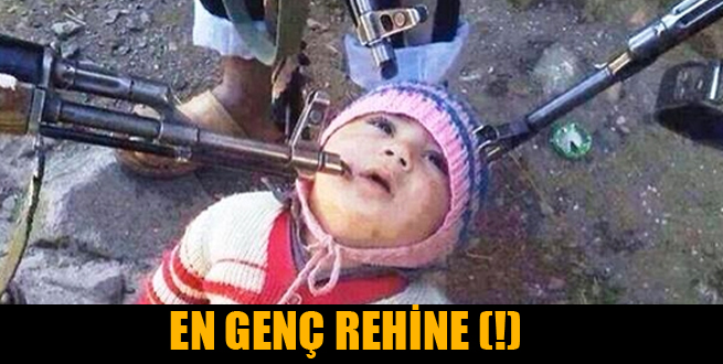 İşte en genç rehine (!)