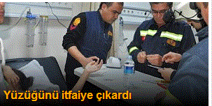 Yüzüğünü itfaiye çıkardı