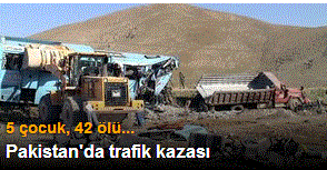 Pakistan'da trafik kazası