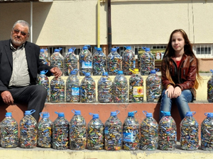 Örnek dede ile torun rekora koşuyor