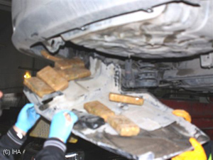 Trabzon yolunda uyuşturucu