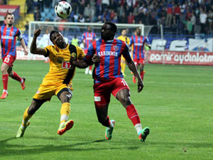 Karabük'te yangın var gol yok