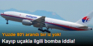 Kayıp uçak bir yere mi indi?