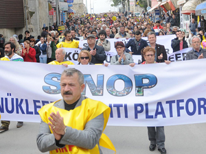 Karadeniz'de Nükleer santral karşıtı miting