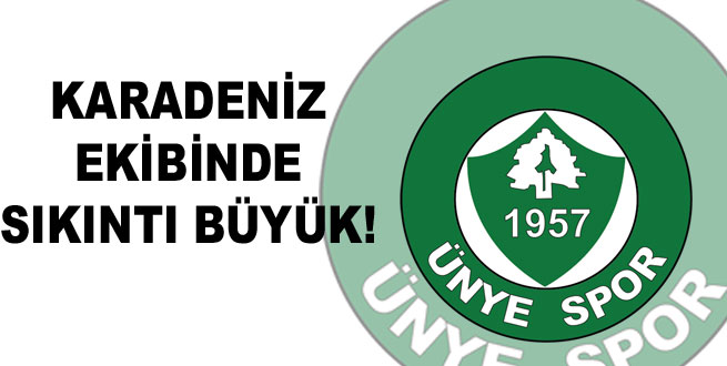 Karadeniz ekibinin sıkıntısı büyük!