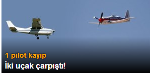 ABD'de iki küçük uçak çarpıştı