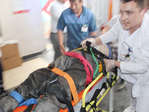 Ordu'da çatıdan düşen işçi ağır yaralandı