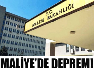 Maliye'de deprem!