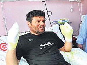 Tüpü çakmakla kontrol edince…