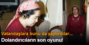 "Evde büyü var" dedi, bilezikleri alıp kaçtı