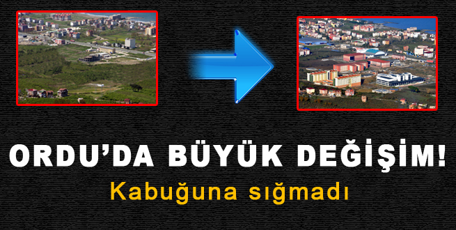 Ordu kabuğuna sığmadı