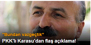 PKK'lı Karasu: Ulus devlet kurmaktan vazgeçtik