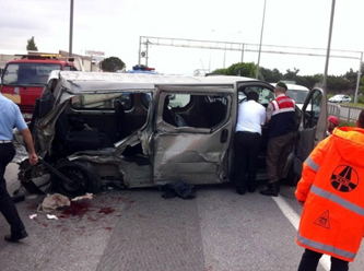 Cenazeye giderken...: 10 yaralı