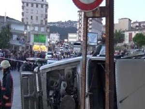 Asker uğurlama konvoyunda kaza!