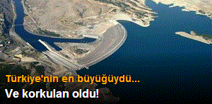 En büyük barajda da su seviyesi düştü