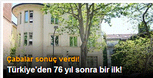 76 yıl sonra ilk