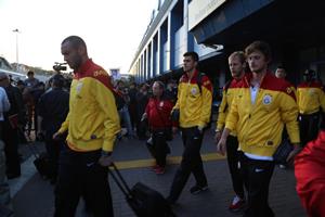 Galatasaray kafilesi Trabzon'da