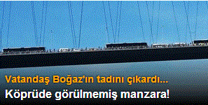 Boğaziçi Köprüsü'nü kilitleyen kaza!