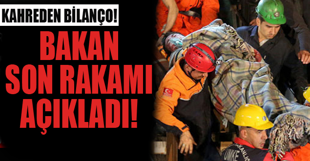 Bakan'dan son Soma açıklaması!