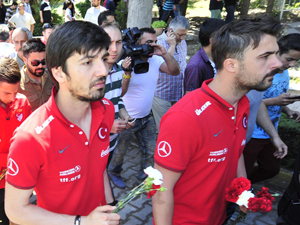 Milli takım Soma'da!