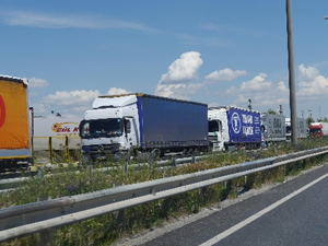 Kapıkule’de 5 kilometre TIR kuyruğu