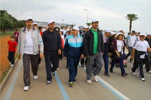 Samsunlular sağlıklı yaşam için yürüdü