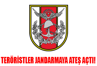 Teröristler jandarmaya ateş açtı