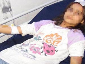 11 yaşındaki çocuğa üvey anne şiddeti!