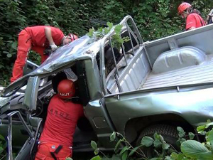 Eski başkan kazada öldü