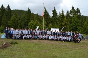 Ordu'da izciler kampa çıktı