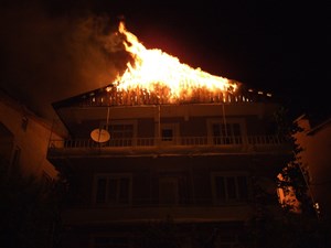 Artvin'de korkutan yangın