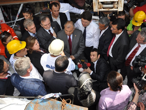 Komisyon üyeleri Soma’da inceleme yaptı