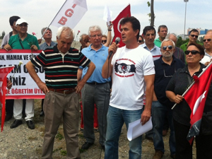 Kadın albay için eylem!