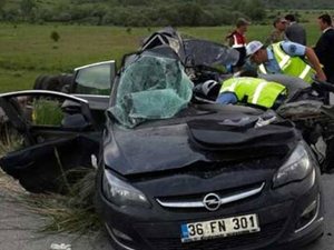 Erzincan'da facia gibi kaza!