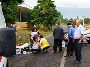 Dede ve torun yağmur kurbanı!